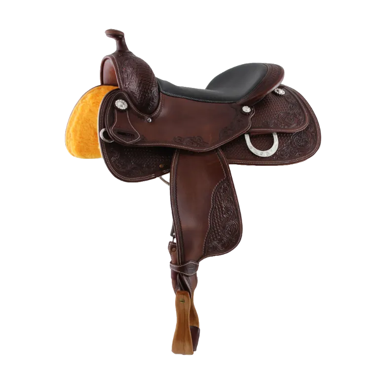 Oakleaf Basket Reiner — Reining-Westernsattel von Deuber & Partner bei SaddleWorld