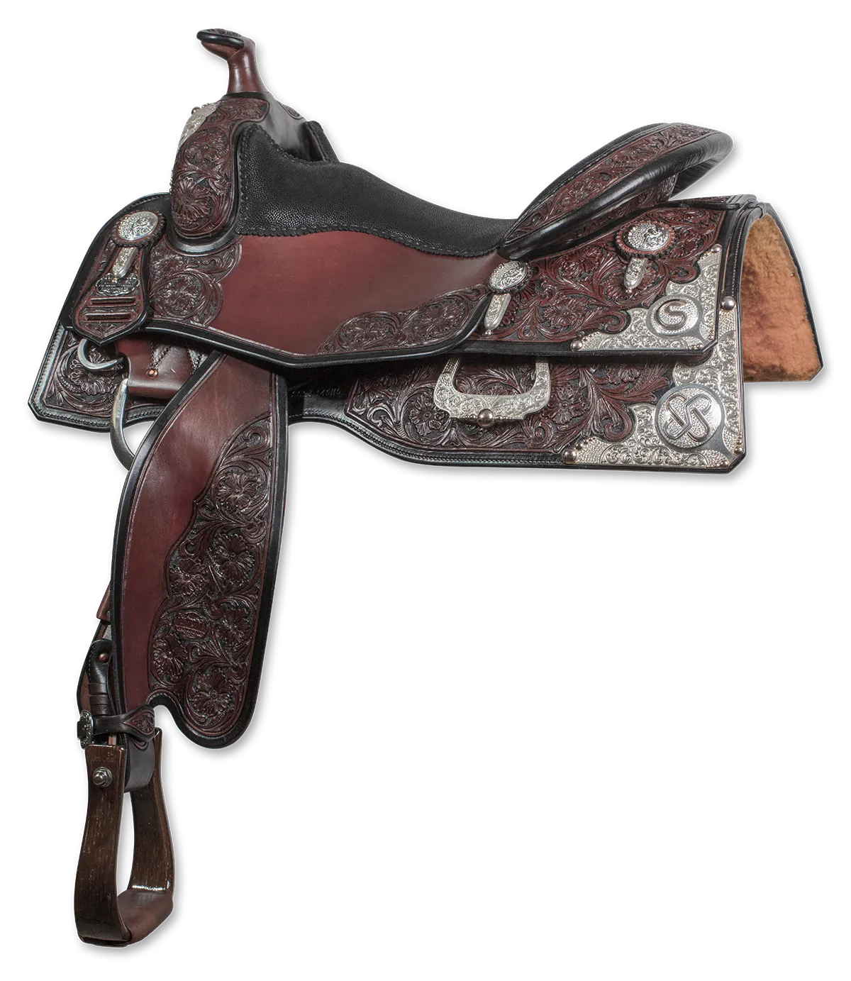 Gina (Schumacher) Bethke — Reining-Westernsattel von Superior Saddlery bei SaddleWorld