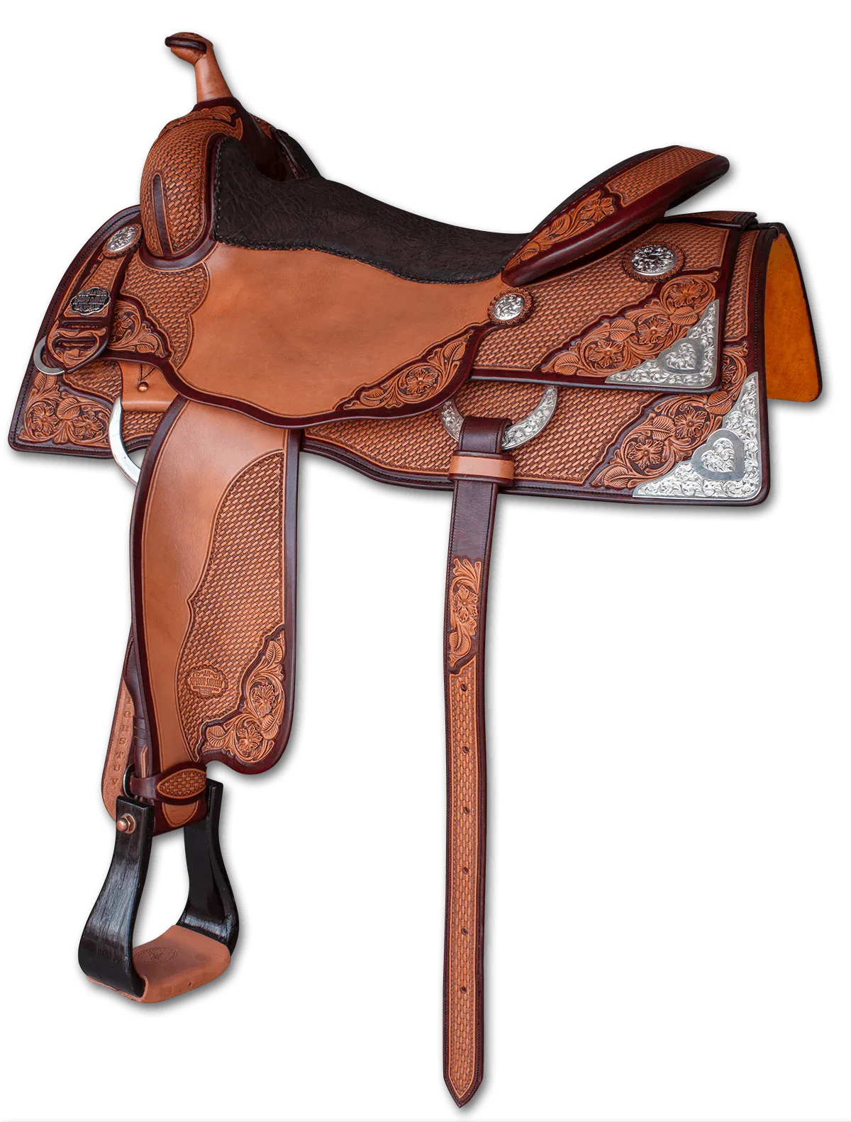 J.N. Custom Schmersal Reiner — Reining-Westernsattel von Superior Saddlery bei SaddleWorld