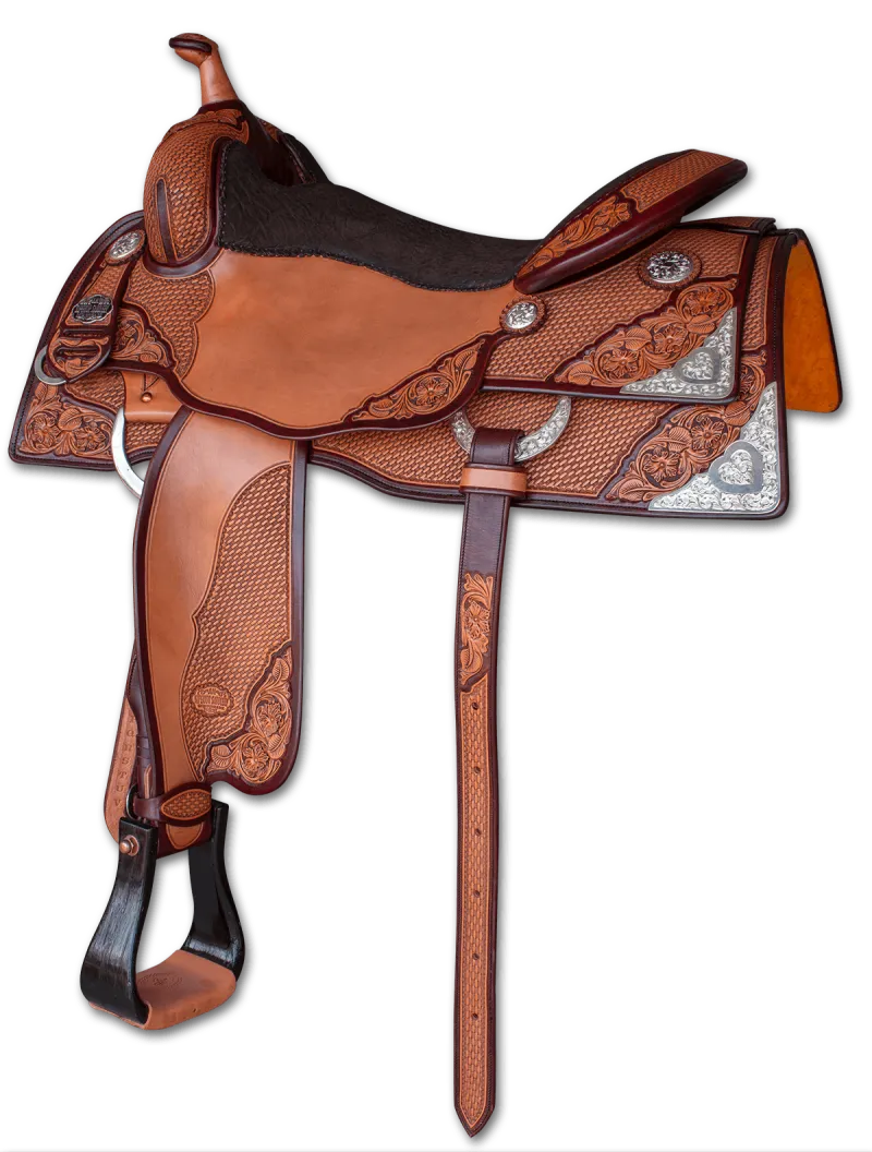 J.N. Custom Schmersal Reiner — Reining-Westernsattel von Superior Saddlery bei SaddleWorld