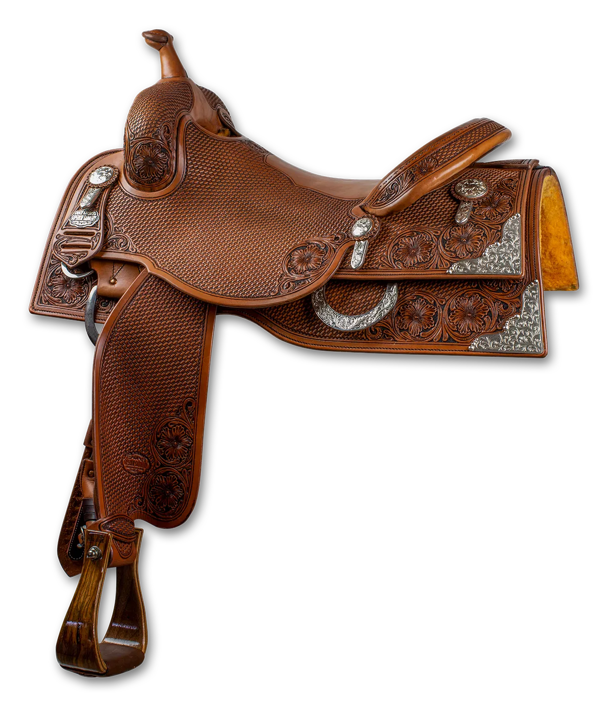 Nathan Piper — Reining-Westernsattel von Superior Saddlery bei SaddleWorld