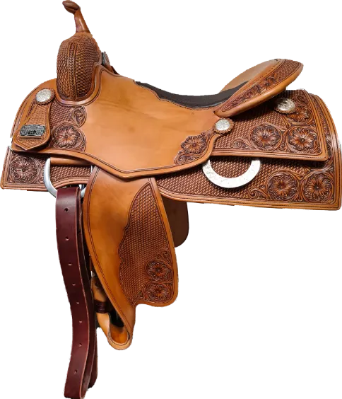 AM Saddleworld Pro – Square Reiner — Reining-Westernsattel von AM Saddleworld bei SaddleWorld