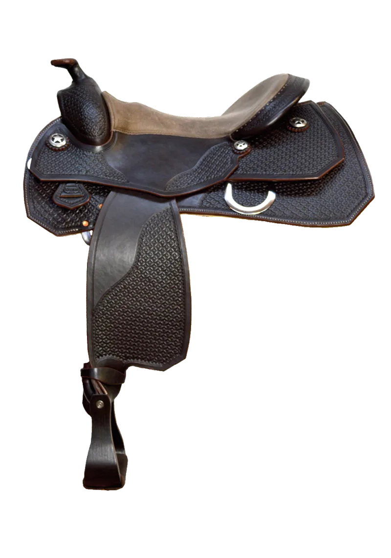 Modell 099 Dautzenberg Bevel Reiner — Reining-Westernsattel von HiPerformance bei SaddleWorld