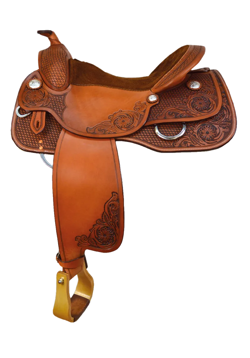 Modell 314 Yellowstone Reiner — Reining-Westernsattel von HiPerformance bei SaddleWorld